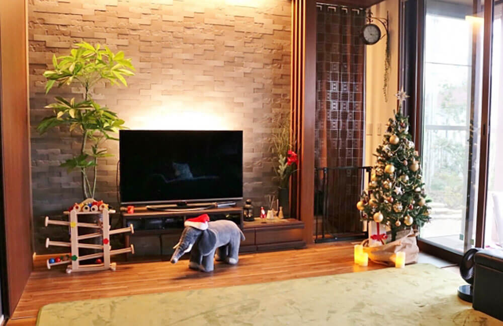 自宅のリビングで楽しめる